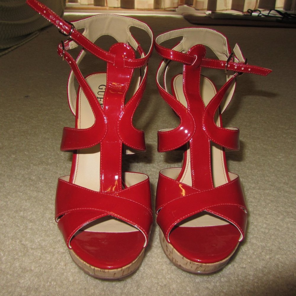 WORN! Guess Platform Heels